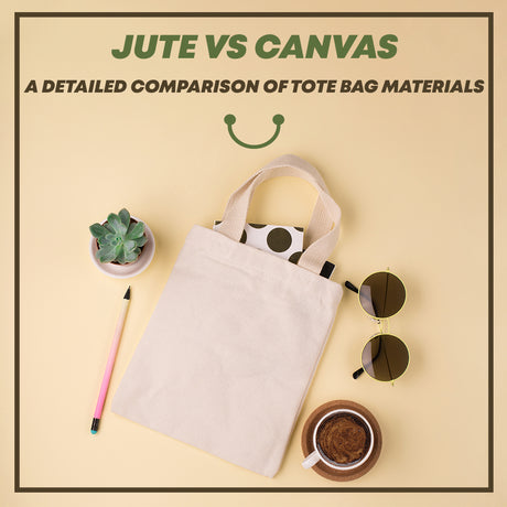 Jute vs. Canvas: A Detailed Comparison of Tote Bag Materials