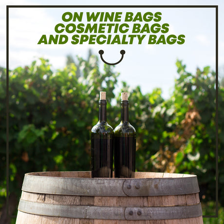 A fancy wine bag.