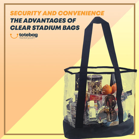 Security and Convenience: The Advantages of Clear Stadium Bags