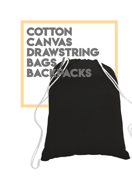 Cotton Drawstring Bags, Canvas Drawstring backpacks