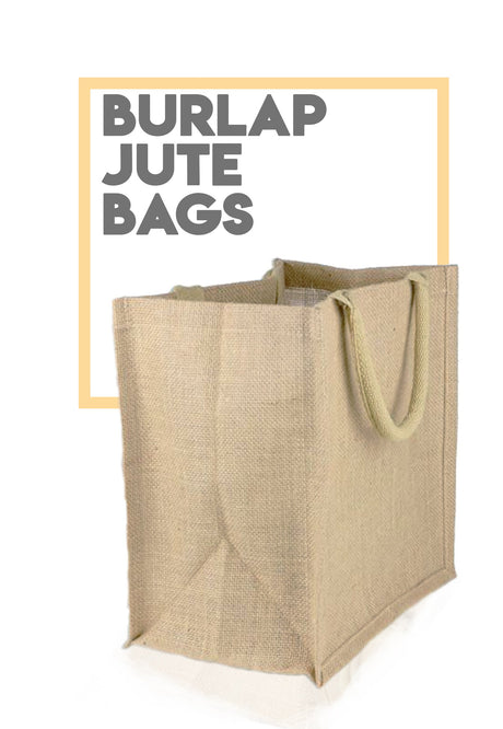 Burlap Tote Bags - Jute Tote Bags