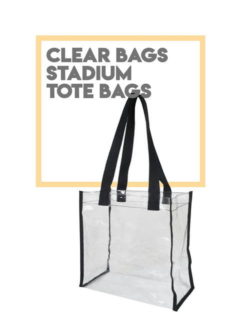 affordable clear bag stadium tote bag