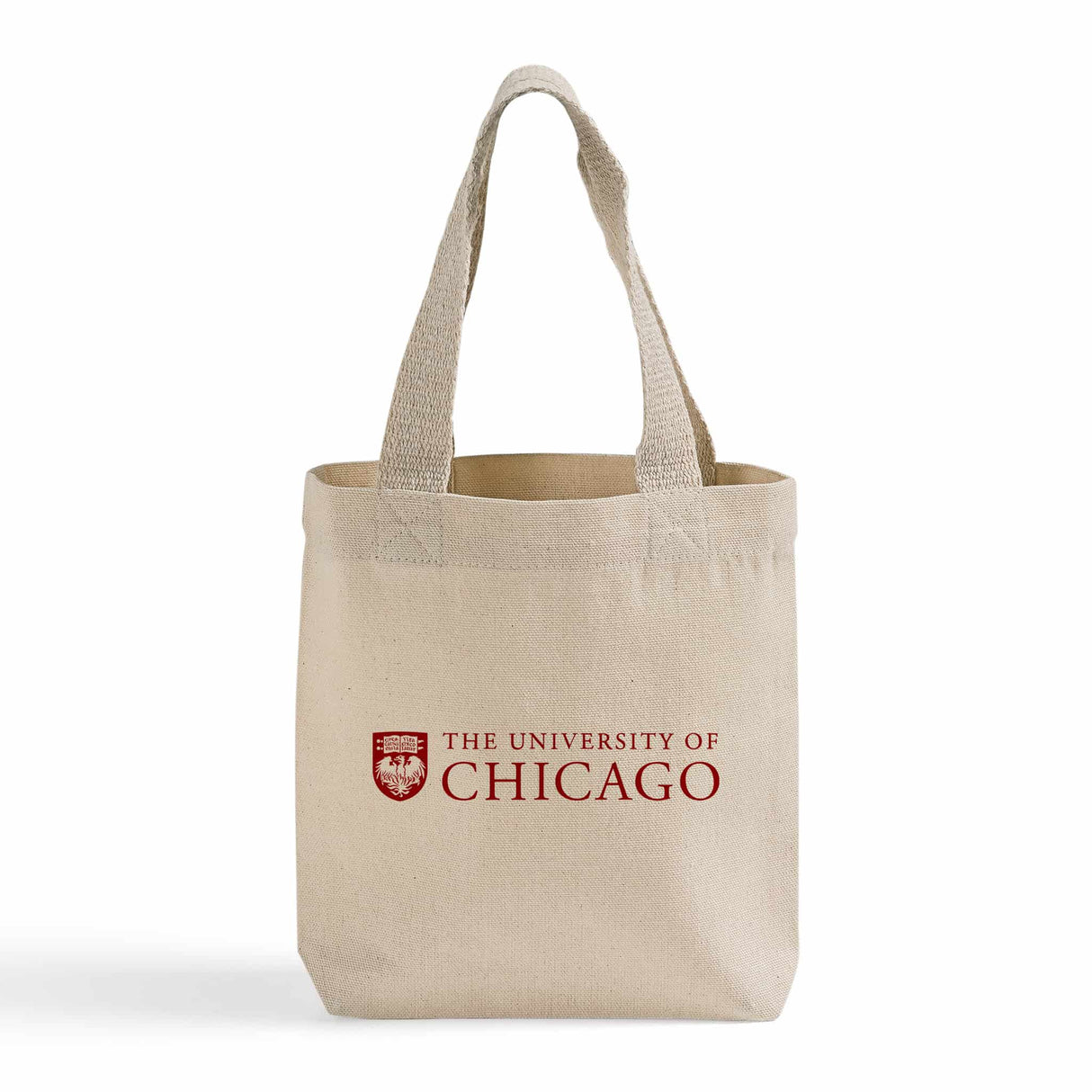 Mini 8 in Canvas Tote Bag with Your Logo - Personalized Tote bags