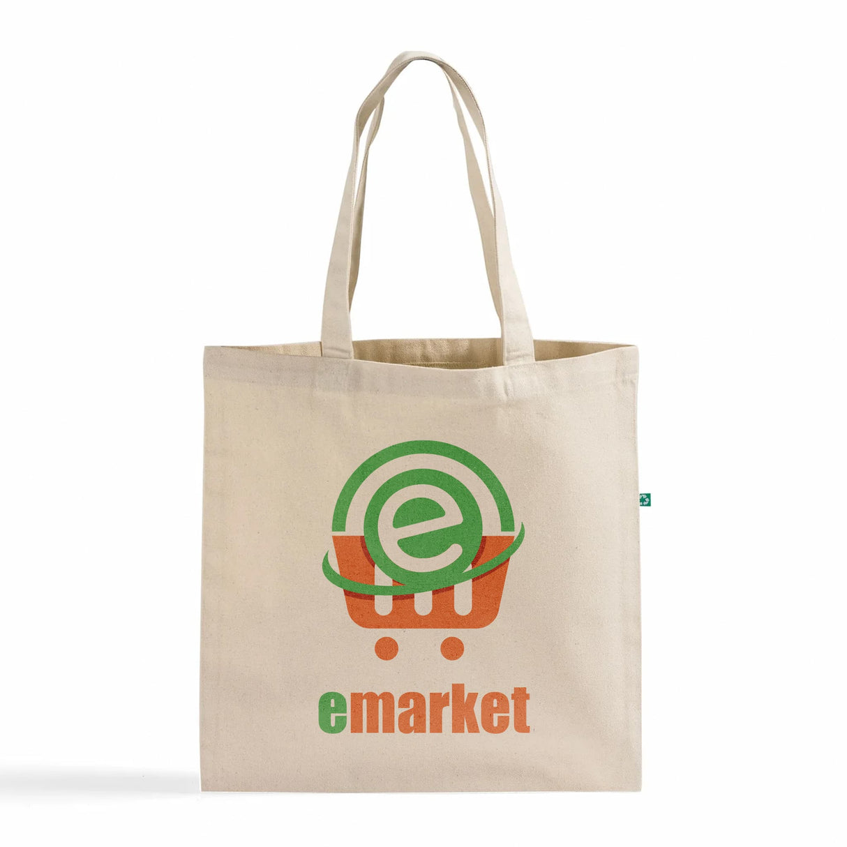 Recycled Classic Canvas Custom Tote Bag with Your Logo