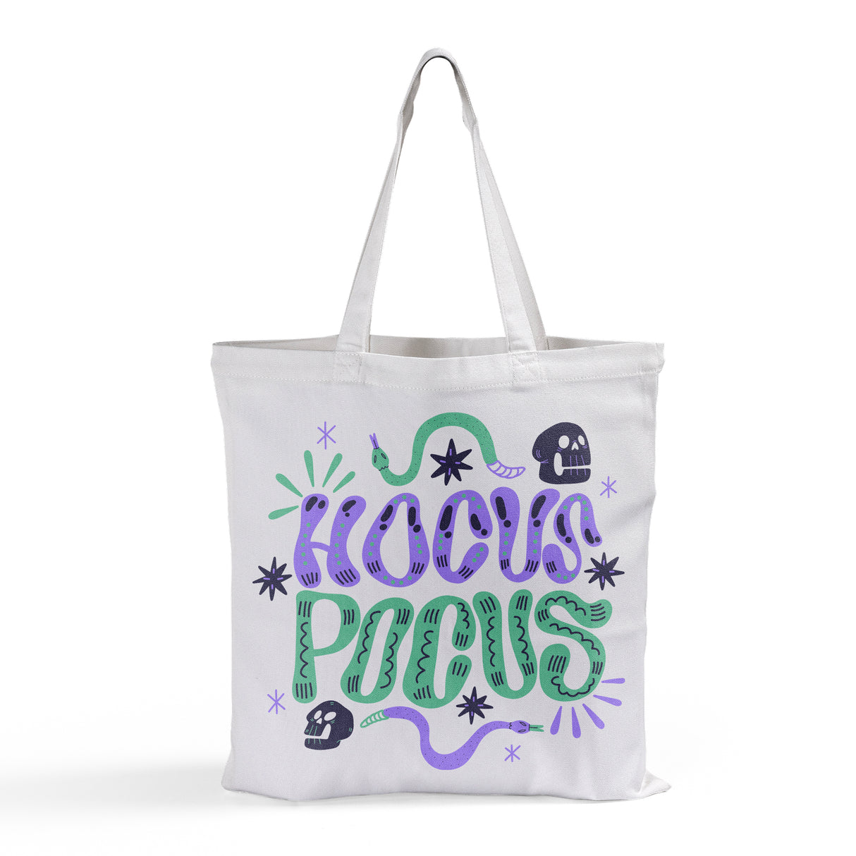 Custom Printed Soft-Touch Tote Bag - White