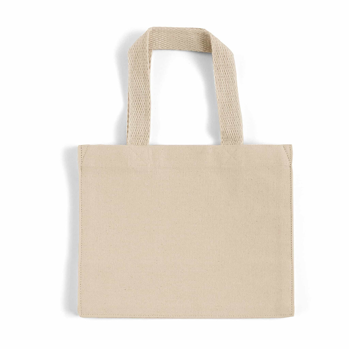 12 ct Small Square Canvas Tote - By Dozen