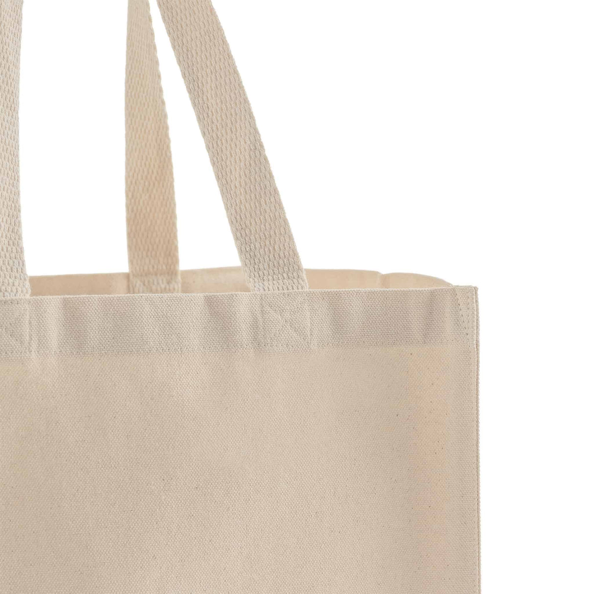 120 ct Medium Square Canvas Tote - By Case