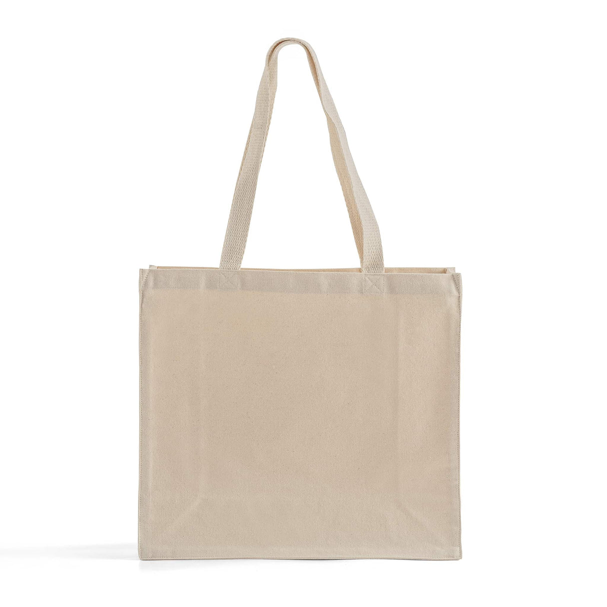 12 ct Large Square Canvas Tote - By Dozen