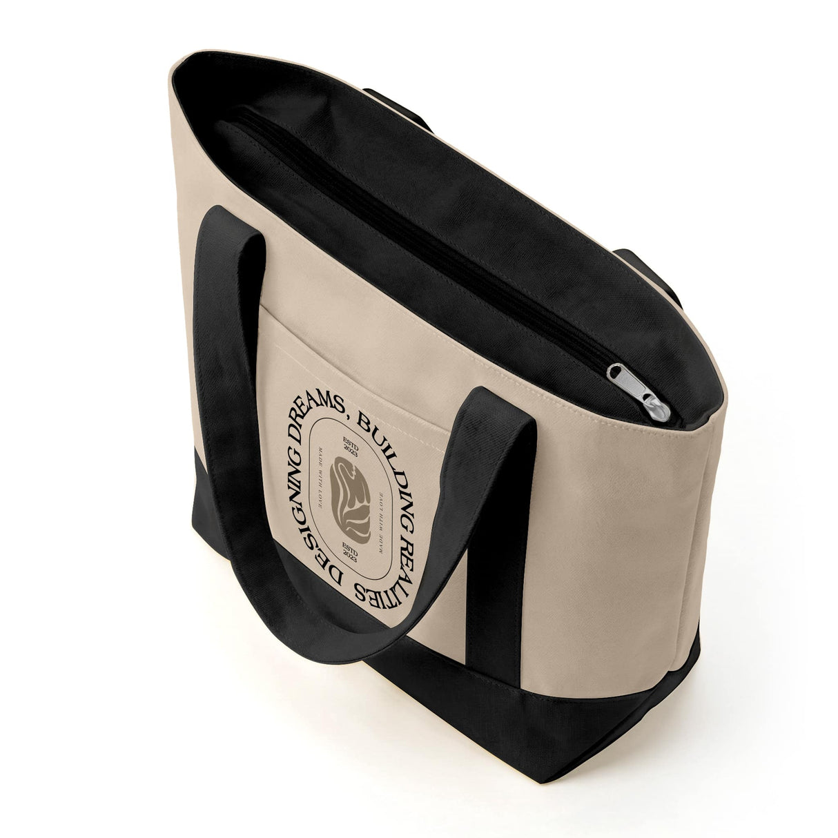 Custom Mini Iconic Zipper Shopping Bag