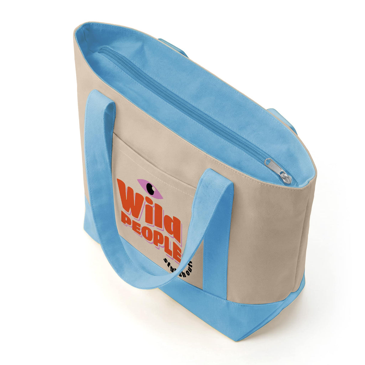 Custom Mini Iconic Zipper Shopping Bag