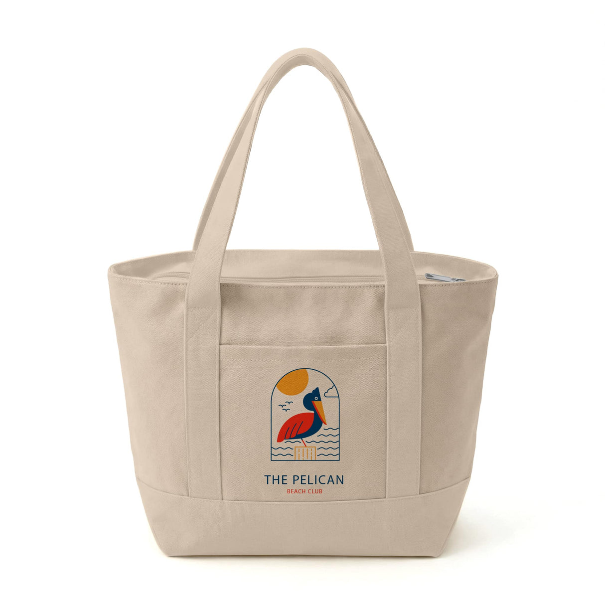 Custom Mini Iconic Zipper Shopping Bag