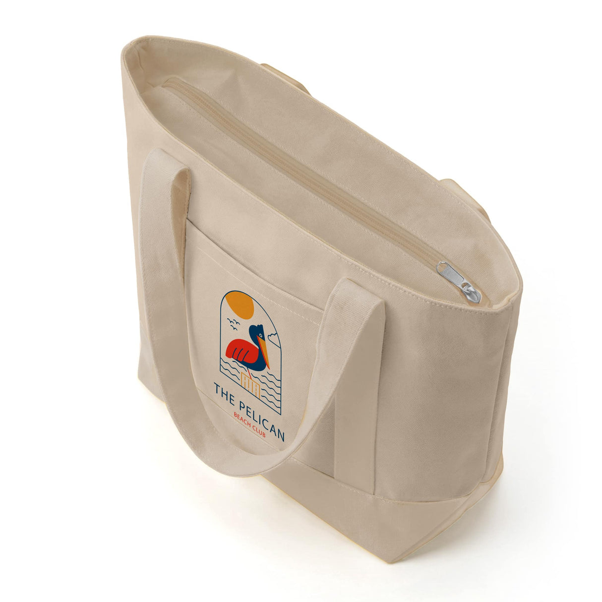 Custom Mini Iconic Zipper Shopping Bag