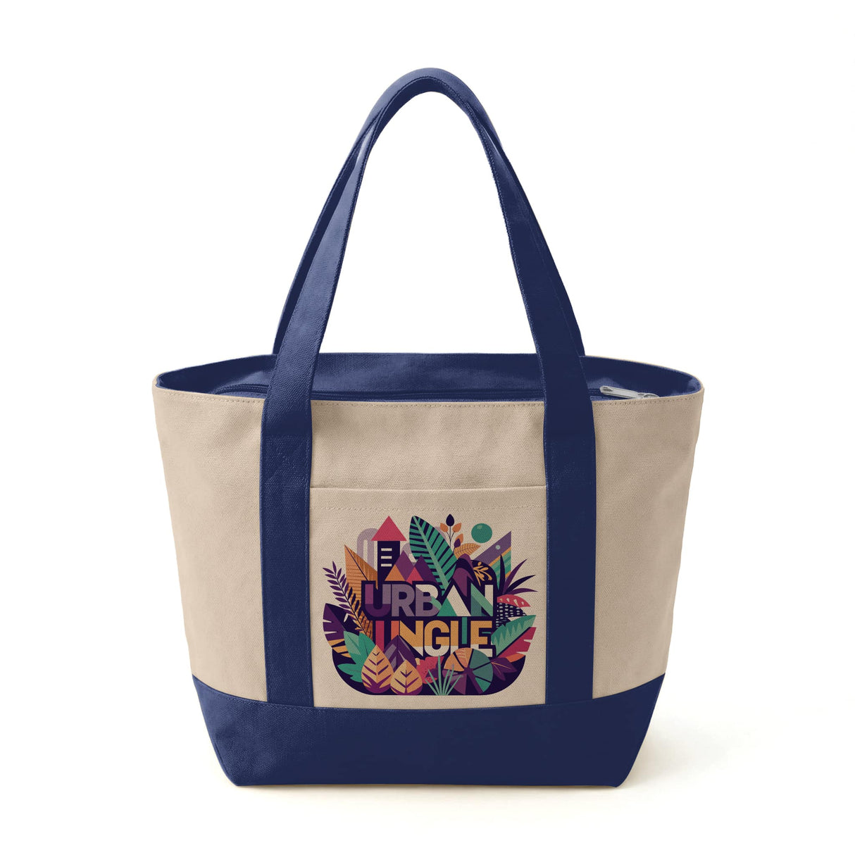 Custom Mini Iconic Zipper Shopping Bag