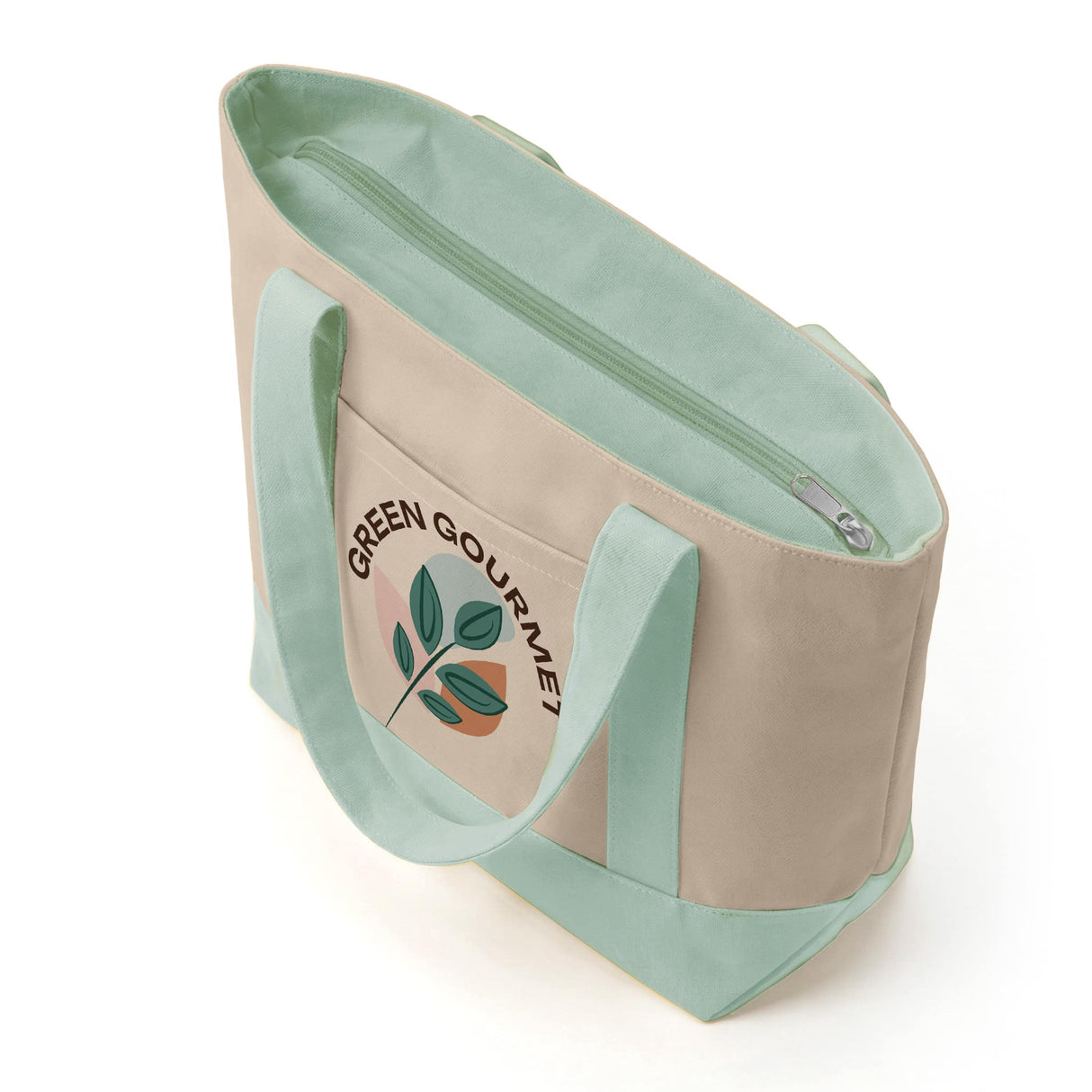 Custom Mini Iconic Zipper Shopping Bag