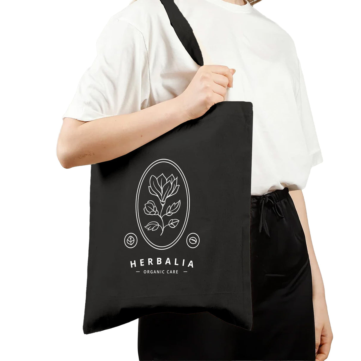 Custom Cotton Budget Tote Bag With Logo