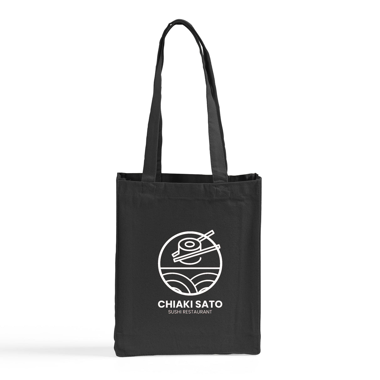 Book Bag Custom Printed Canvas Tote Bags / Promotional Small Canvas Bags - TF220