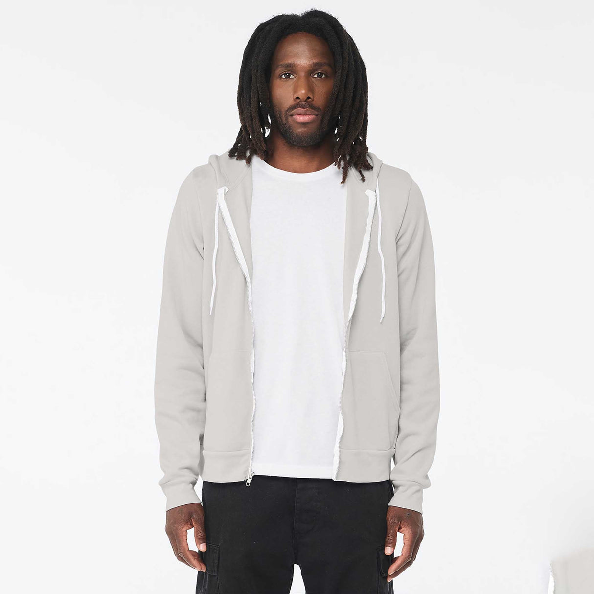 Basic Sponge Full-Zip Hoodie - Unisex