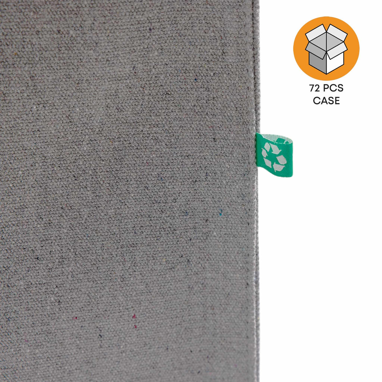 72 ct Recycled Heavy Canvas Tote with Full Gusset - By Case