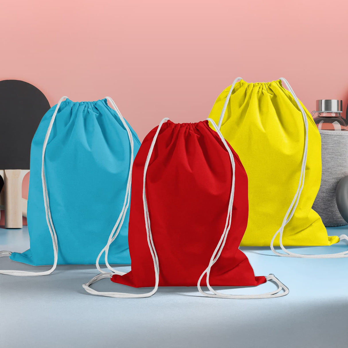 Closeout Assorted Drawstring Backpacks – Pack of 12