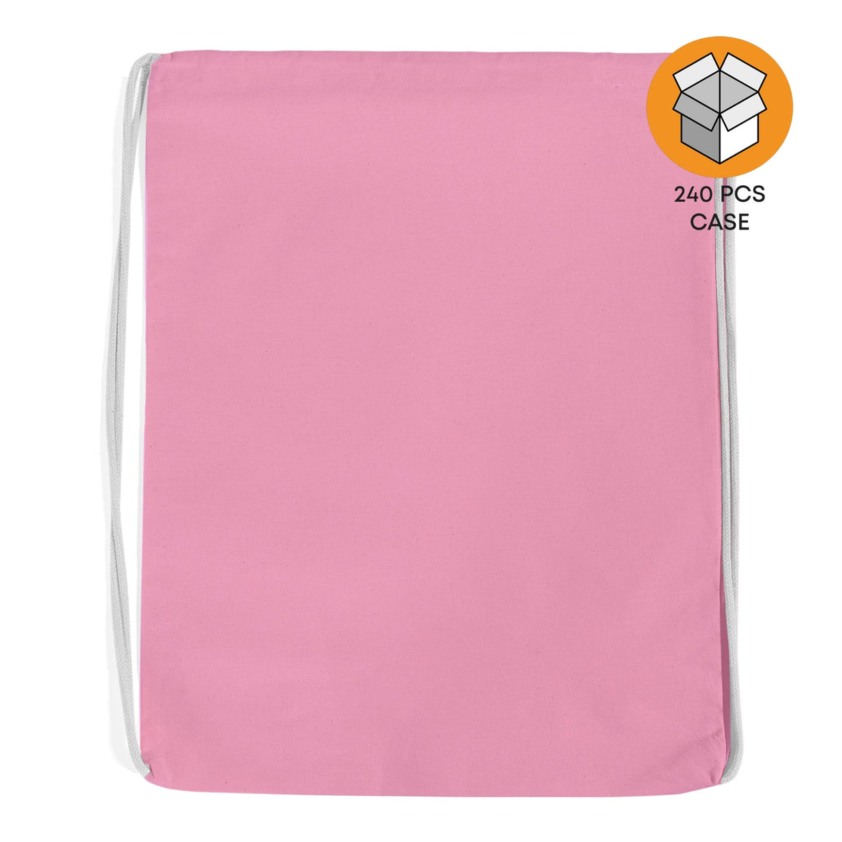 240 ct Economical Sport Cotton Drawstring Bag Cinch Packs - By Case