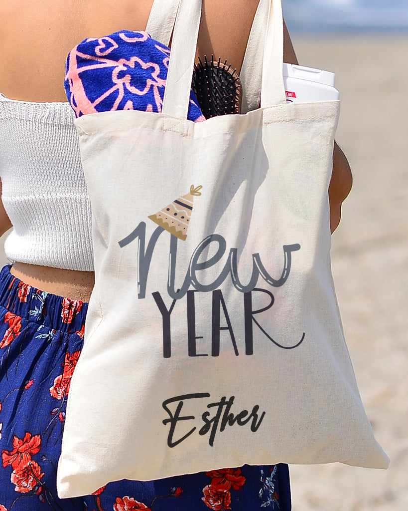 Welcome New Year Tote Bag - New Year's Tote Bags