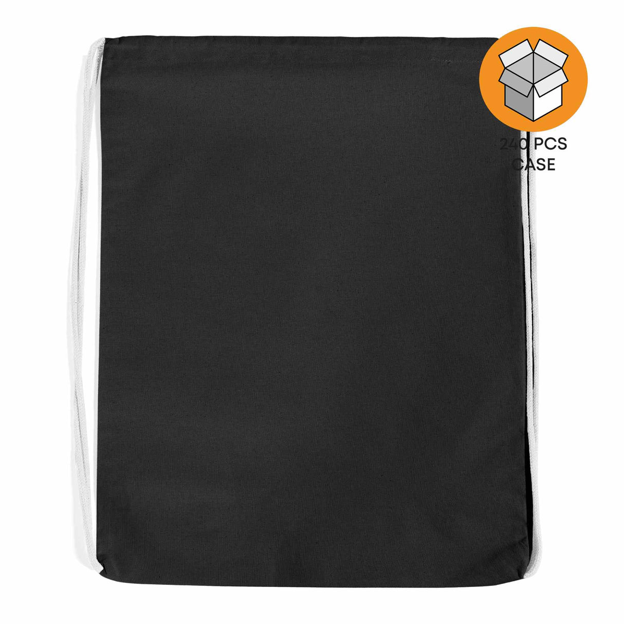 240 ct Economical Sport Cotton Drawstring Bag Cinch Packs - By Case