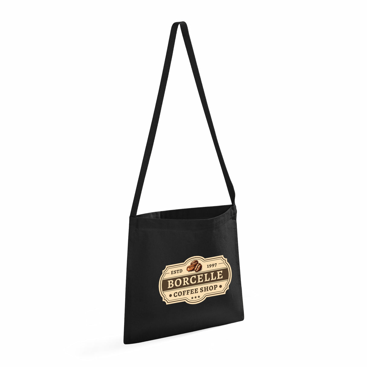 Small Messenger Canvas Tote Bags / Custom Logo Canvas Messenger Tote Bags - MB210