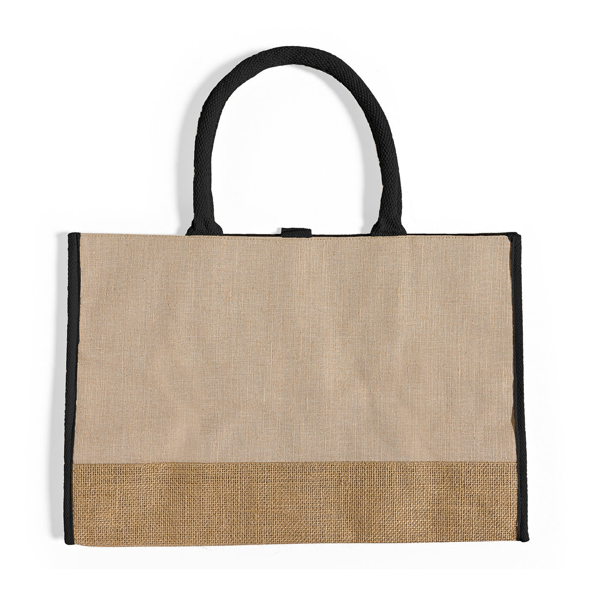 black heavy duty burlap bag