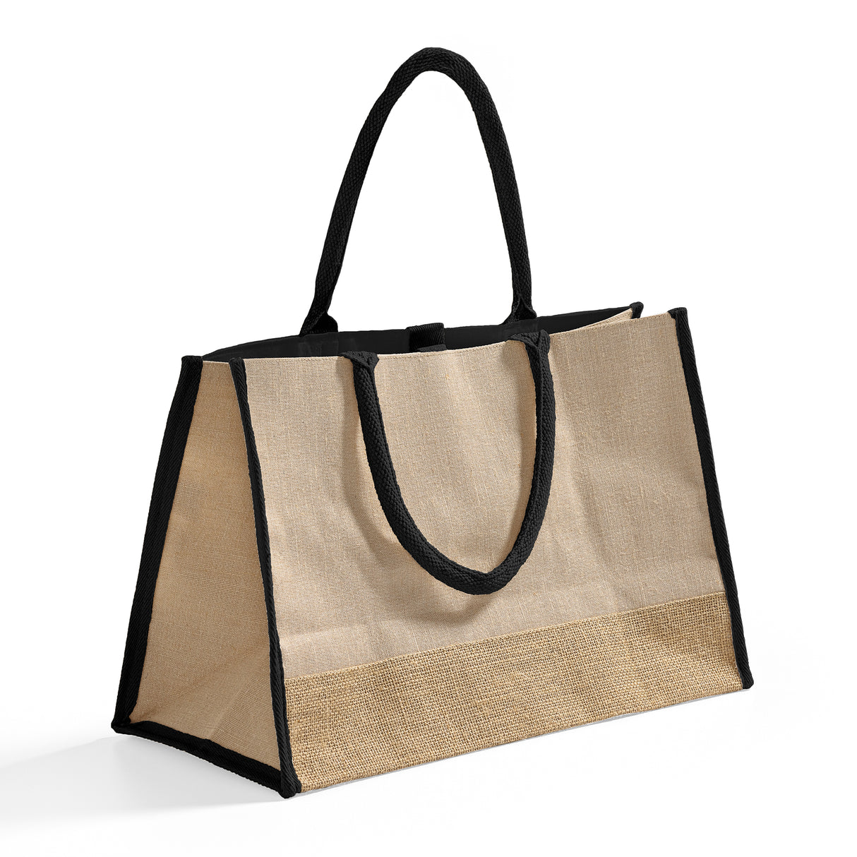 black heavy tote bag