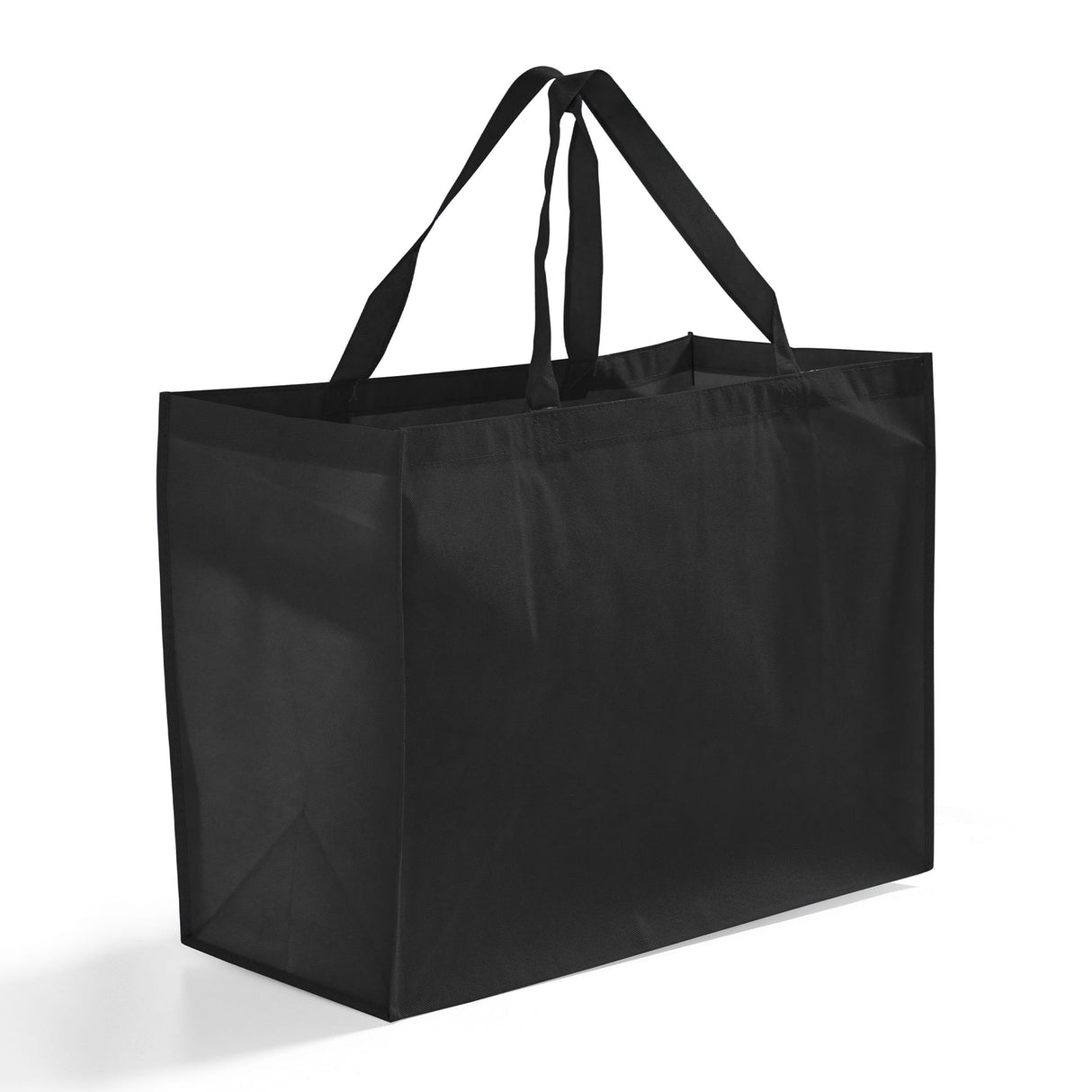 Black Jumbo Size Grocery Tote Bag
