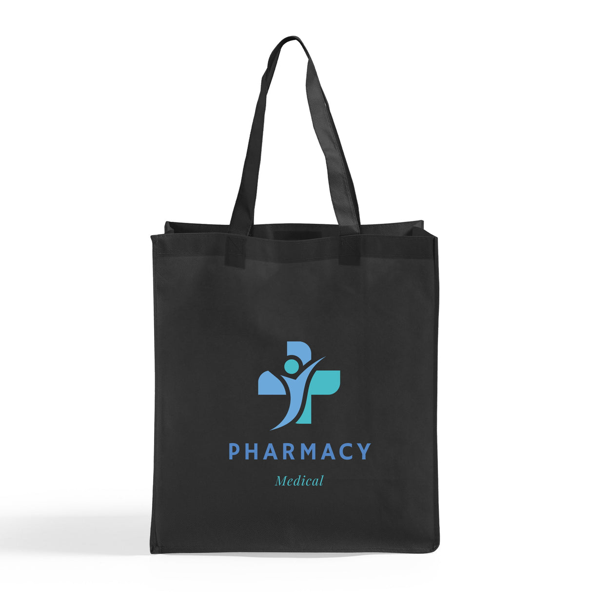 Large Shopping Grocery Customized Logo Tote Bags - Promo Tote Bags