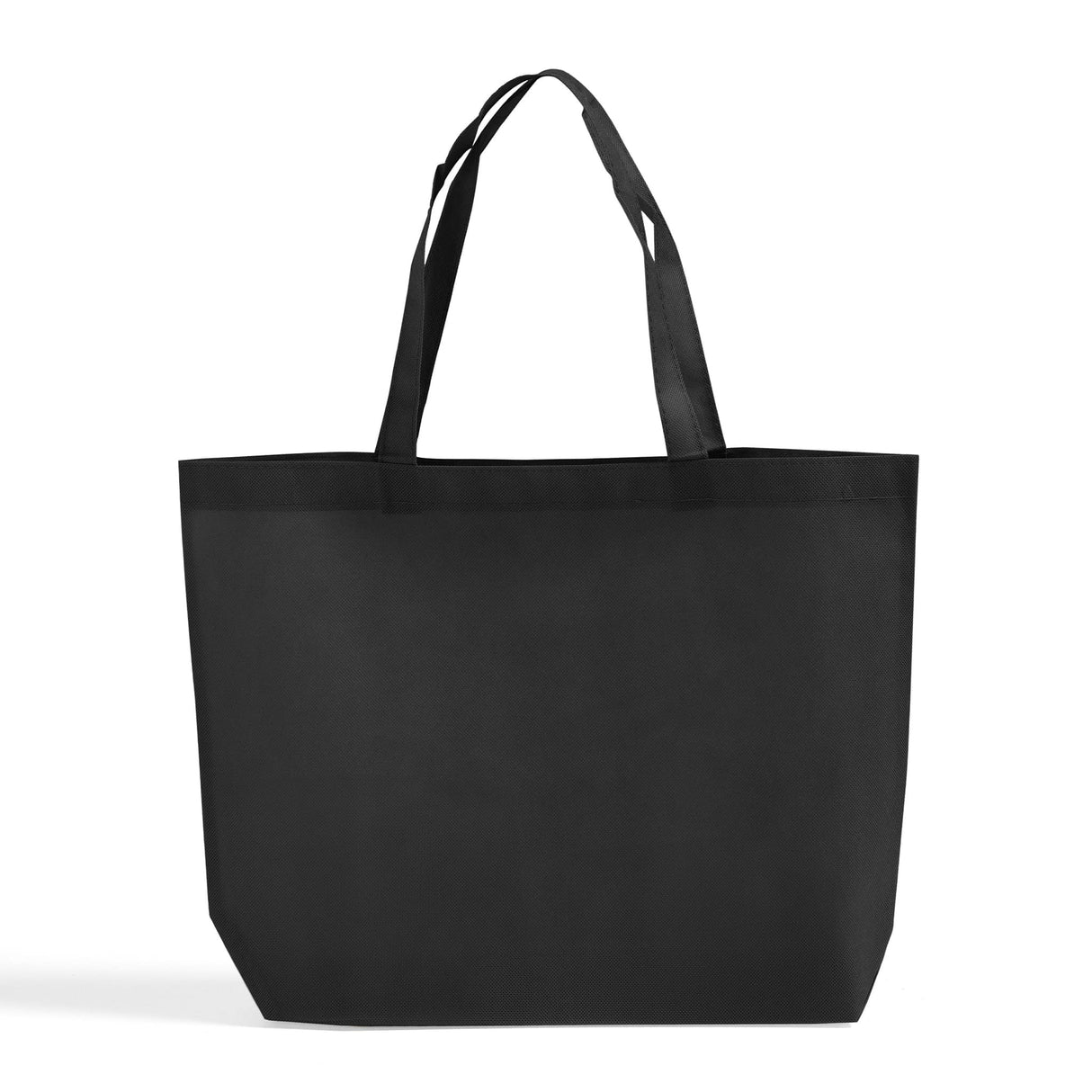 Black Non Woven Large Tote Bag