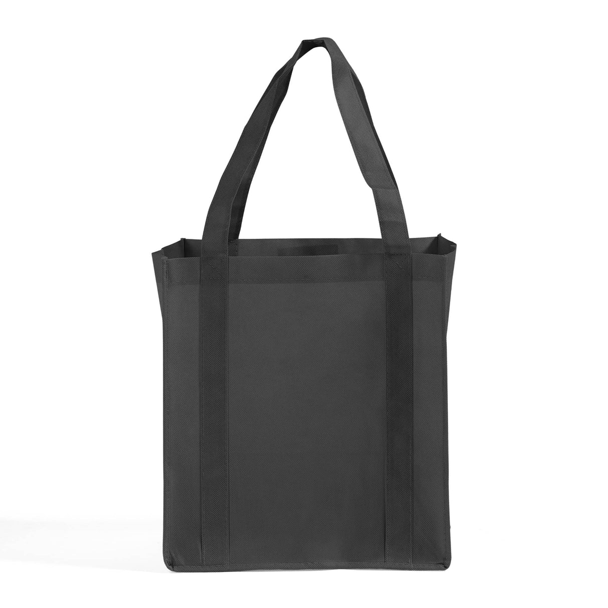 black reusable grocery non woven bag