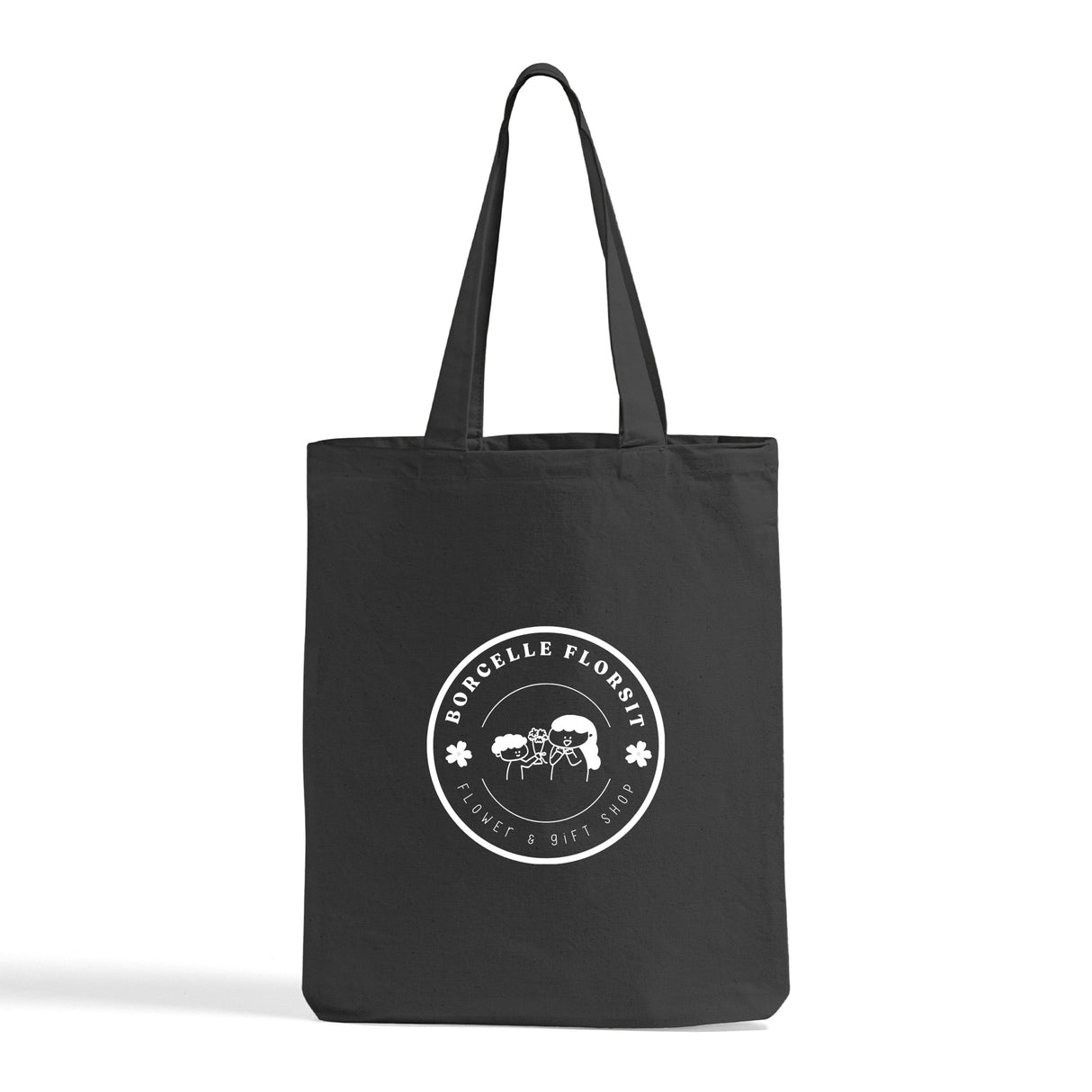 11 in Small Custom Natural Tote Bags - Small Cotton Bags with Your Logo - TB111