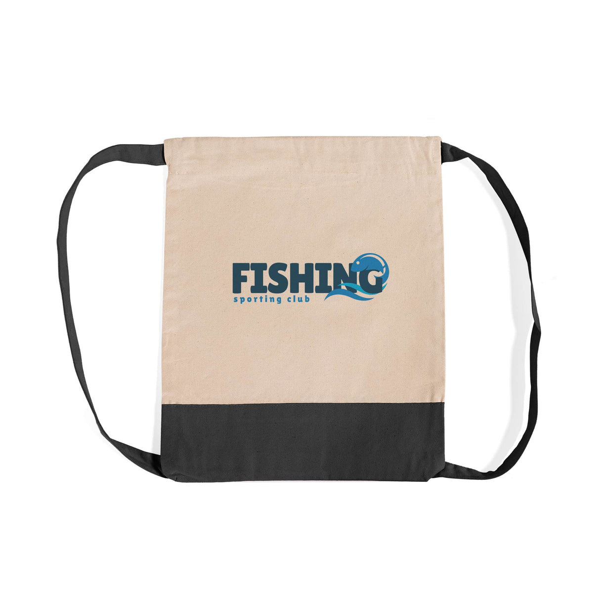 Heavy Canvas Customized Drawstring Bags / Printed Canvas Drawstring Backpack - BPK57