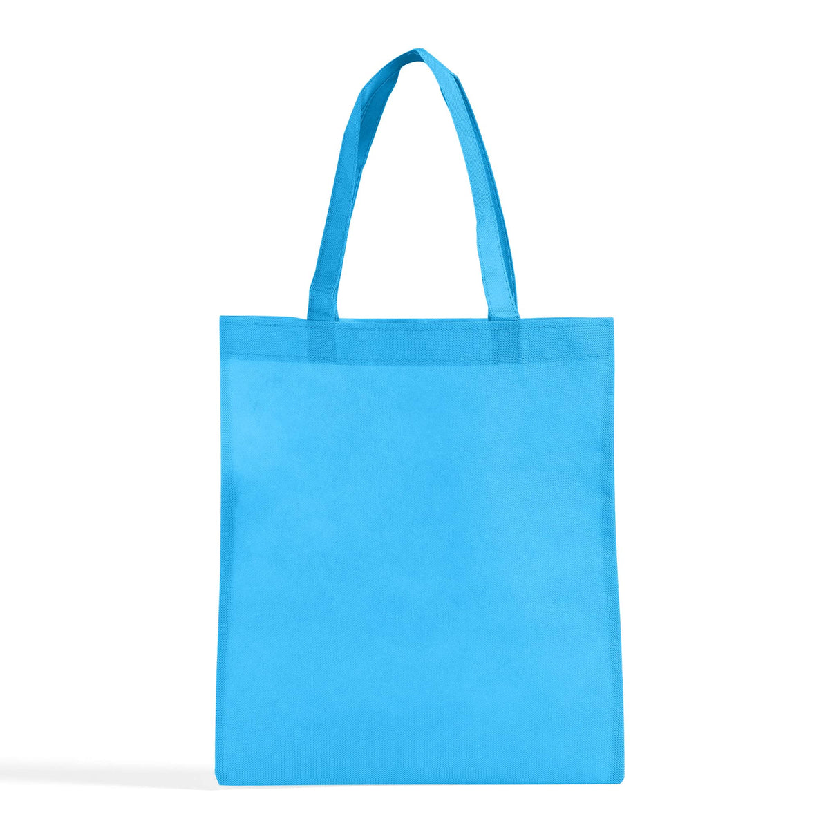 budget aqua non woven tote bag