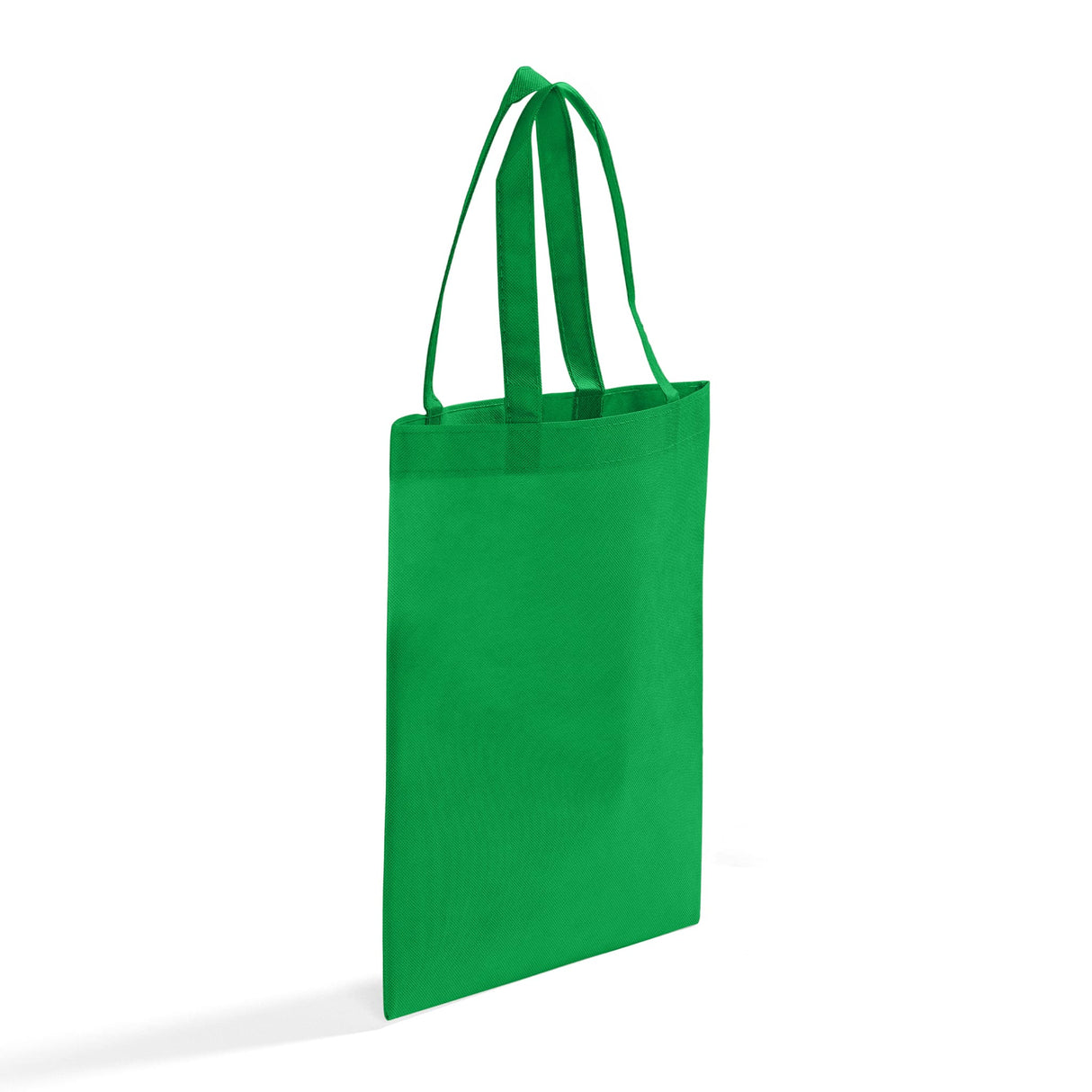 budget kelly green non woven tote