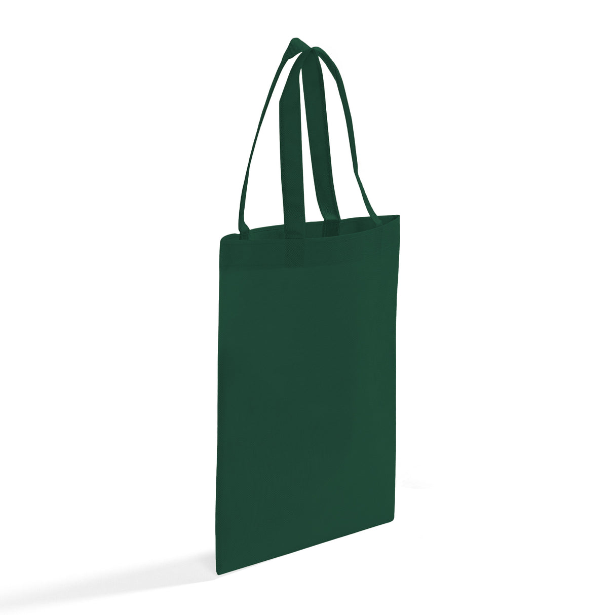 budget value hunter green tote bag