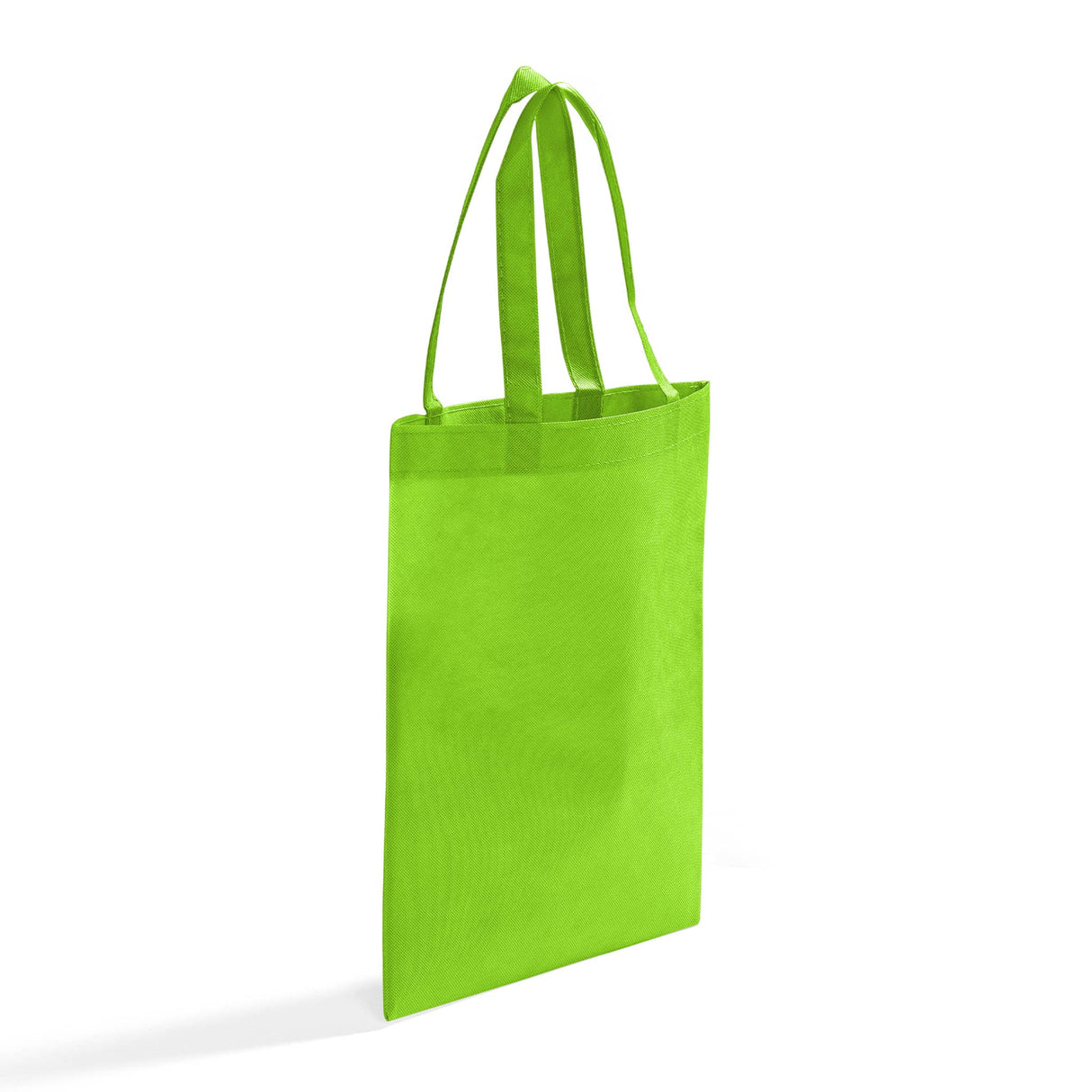budget value lime non woven tote