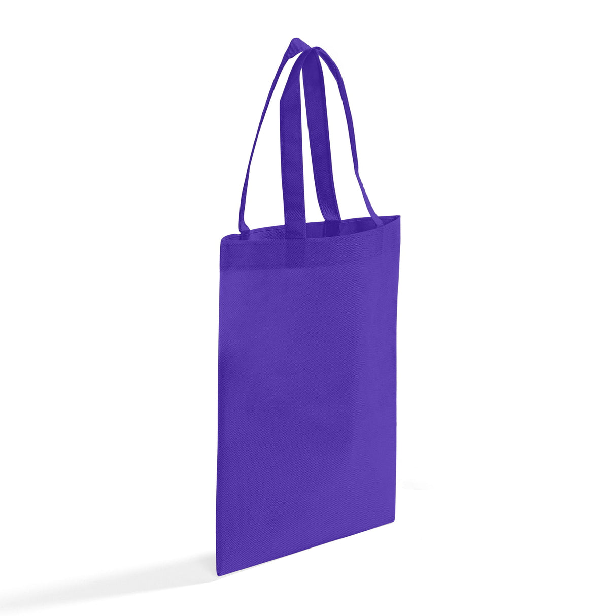 budget value purple non woven tote