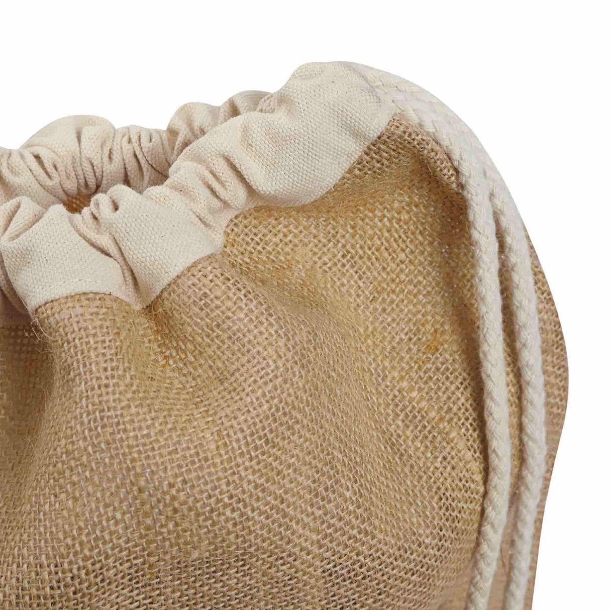 Jute Drawstring Bags / Natural Burlap Backpacks - BPK13
