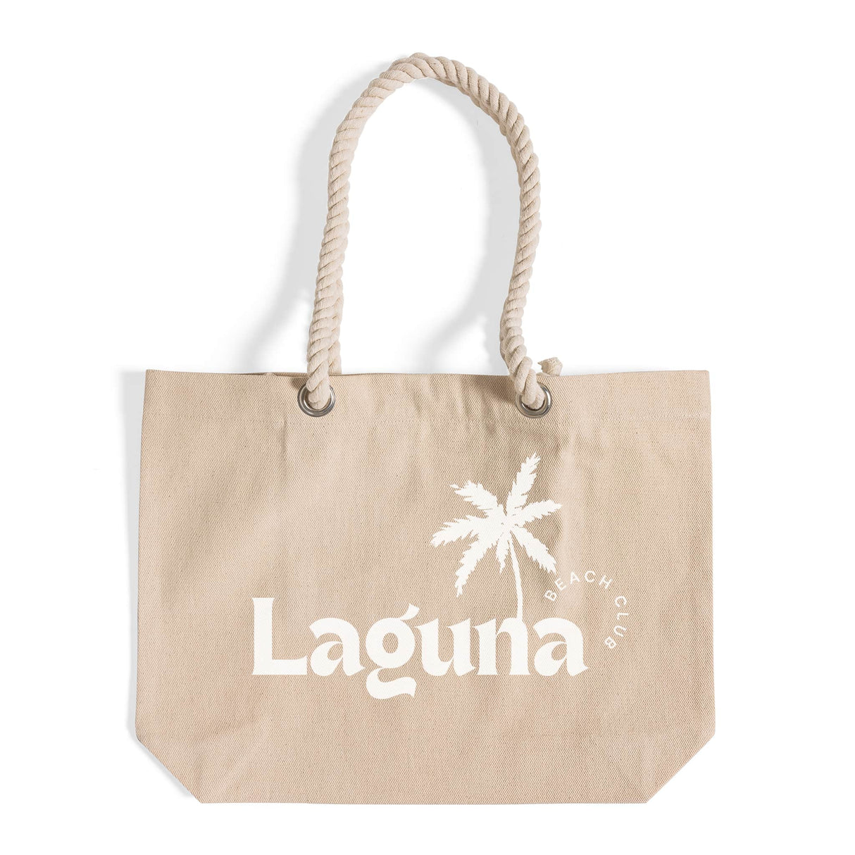 Customized Canvas Beach Fancy Rope Handles Tote Bag - Personalized Tote Bags With Your Logo - RP200