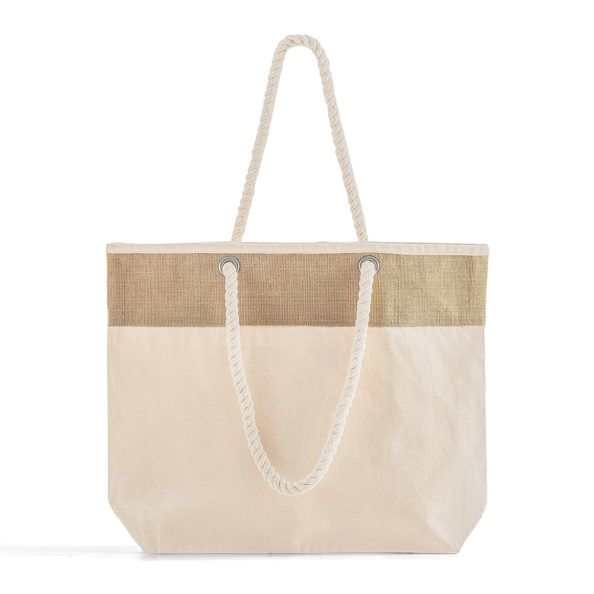 canvas rope tote bag