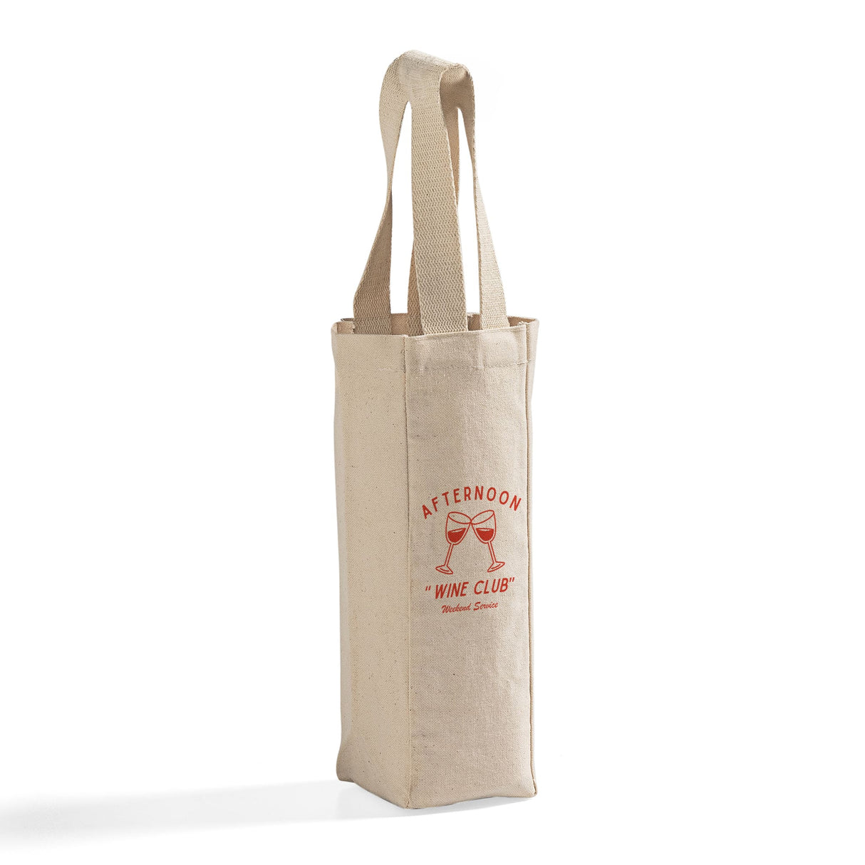 Canvas Wine Tote Bag