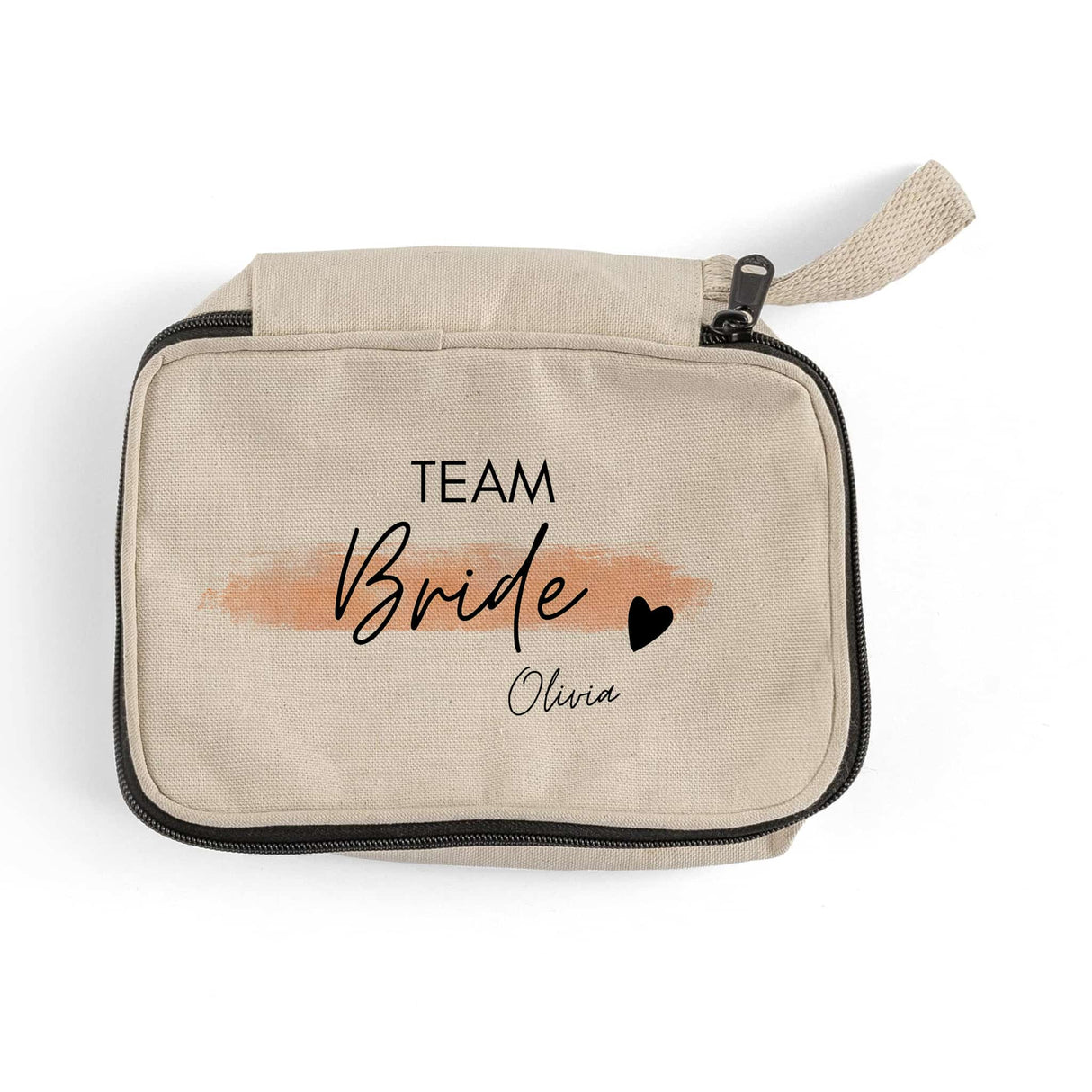 Canvas Zippered Toiletry Bag Travel Dopp Kit w/ Your Logo