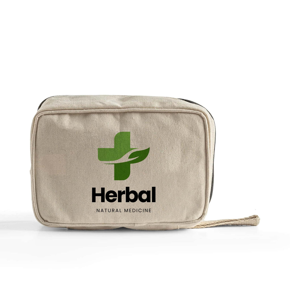 Canvas Zippered Toiletry Bag Travel Dopp Kit w/ Your Logo