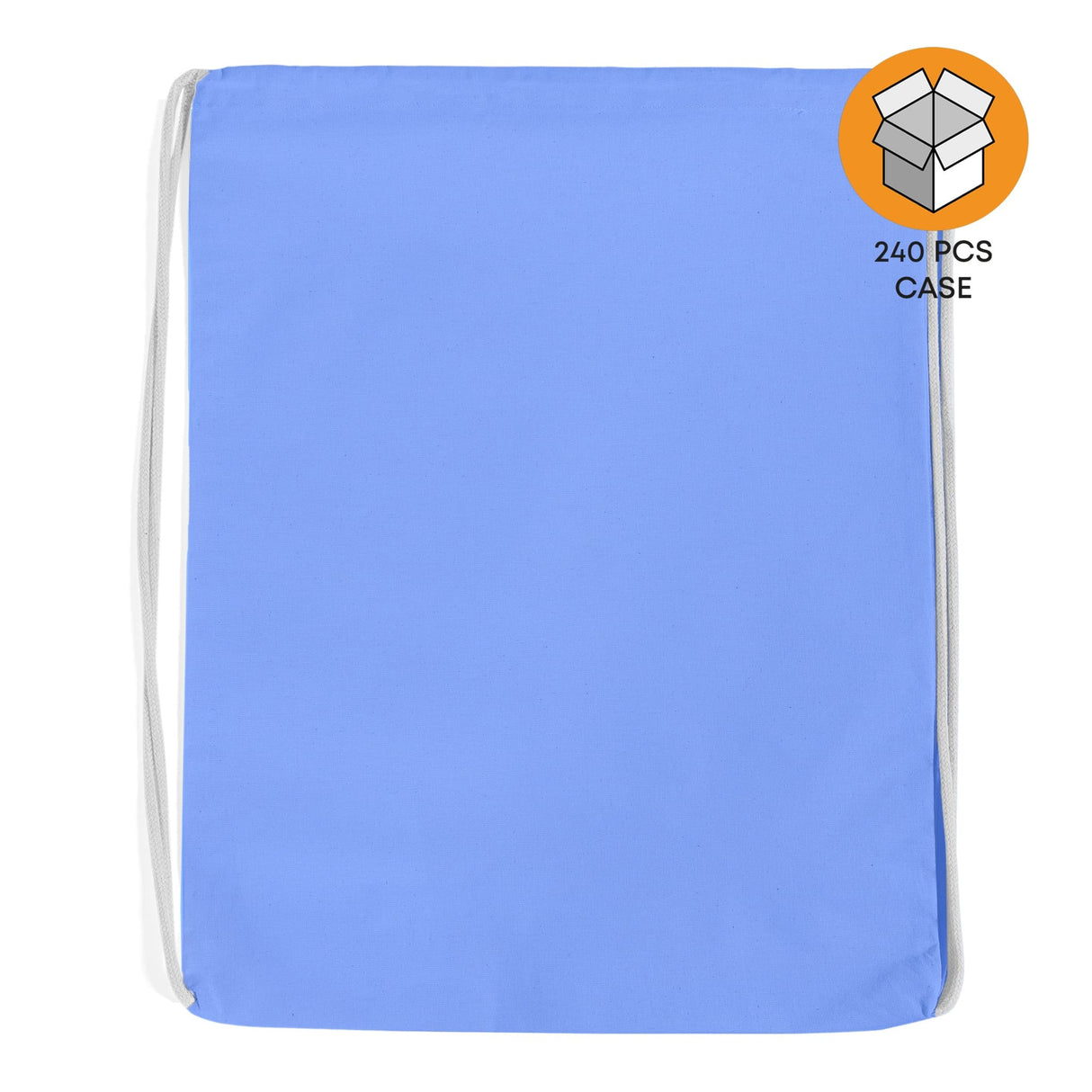 240 ct Economical Sport Cotton Drawstring Bag Cinch Packs - By Case