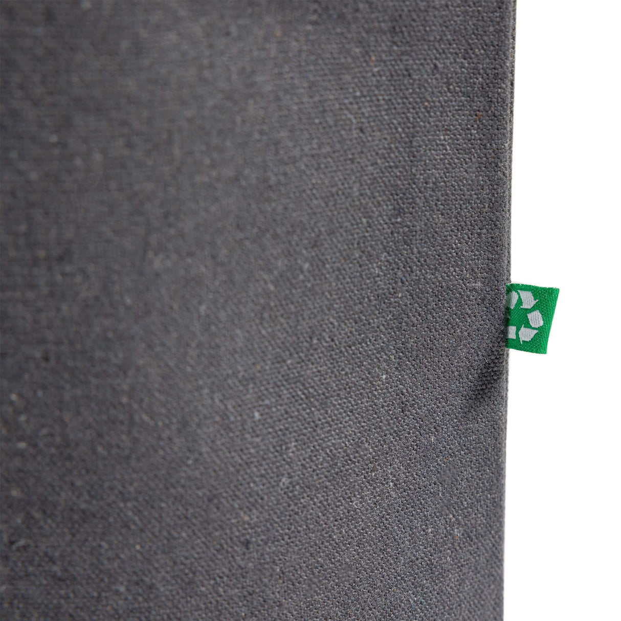 charcoal recycled iconic shopping bag tag