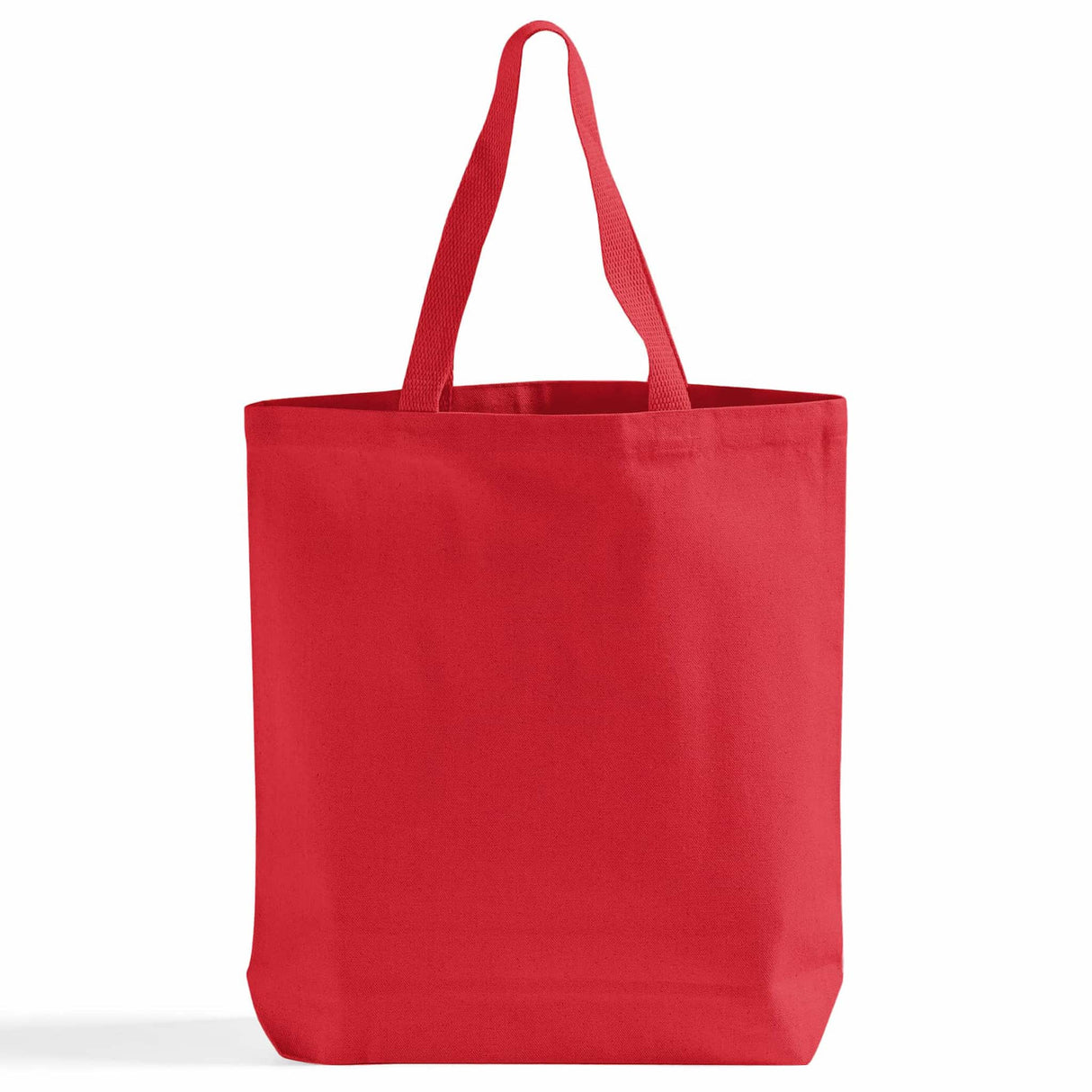 Red Cheap Cotton Canvas Tote