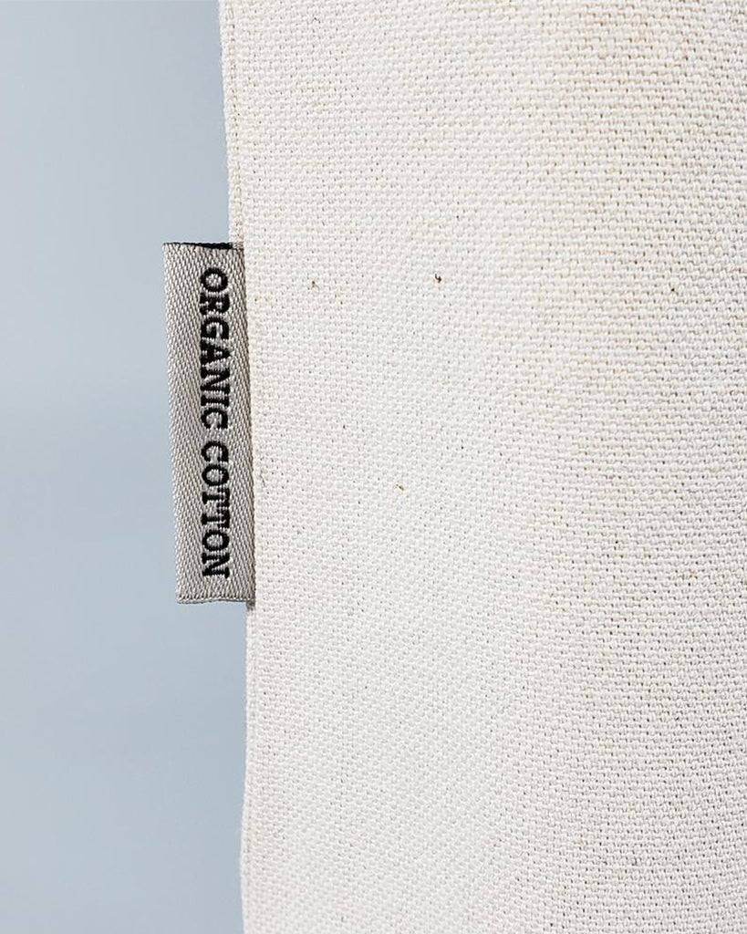 Closeout 18 in Large Organic Canvas Shopper Tote Bags with Bottom Gusset - OR250